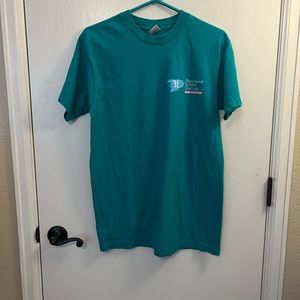FRUIT OF THE LOOM Vintage Teal Bike and Run 1994 Duathelon Shirt Sleeve shirt
